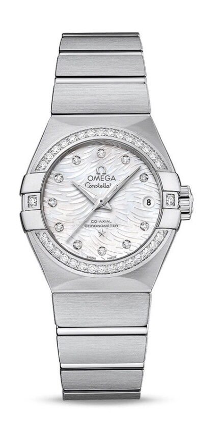 Omega Constellationco-Axial Chronometer 27 Mm White
