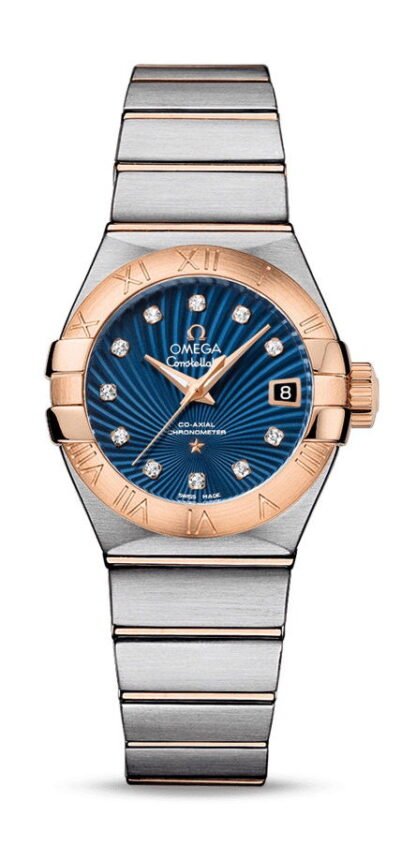 Omega Constellationco-Axial Chronometer 27 Mm Blue