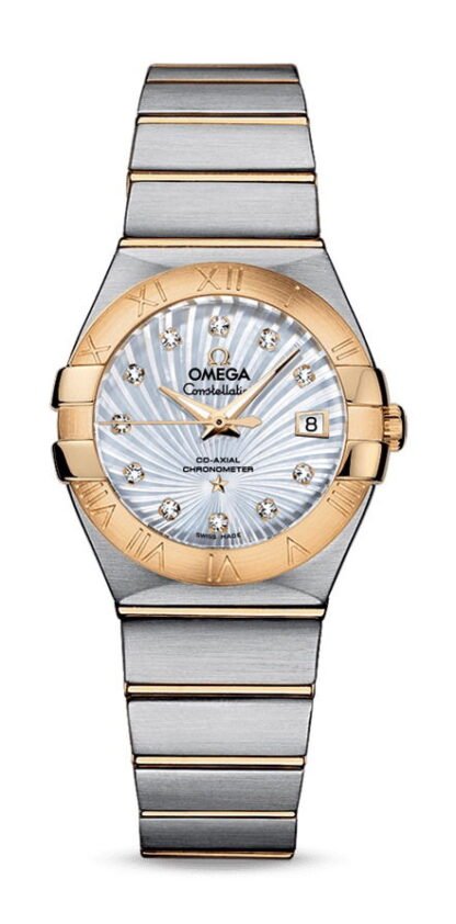 Omega Constellationco-Axial Chronometer 27 Mm White