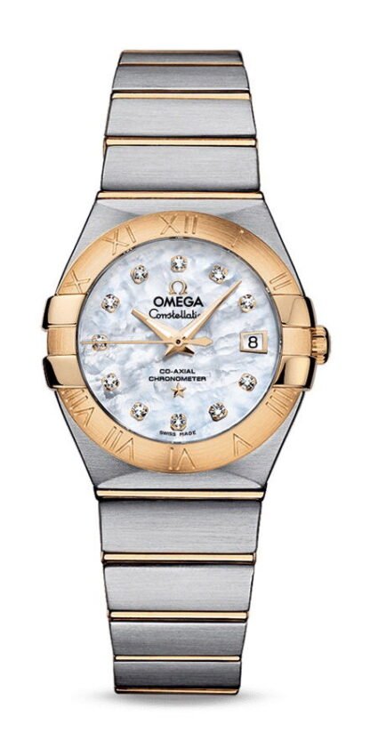 Omega Constellationco-Axial Chronometer 27 Mm White