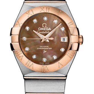 Omega Constellationco-Axial Chronometer 27 Mm Brown