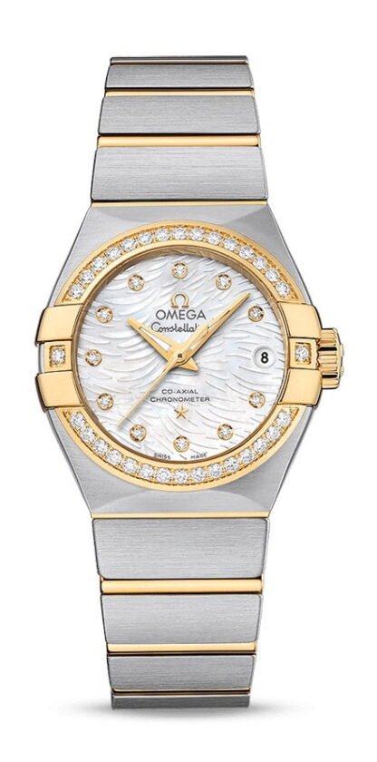 Omega Constellationco-Axial Chronometer 27 Mm White