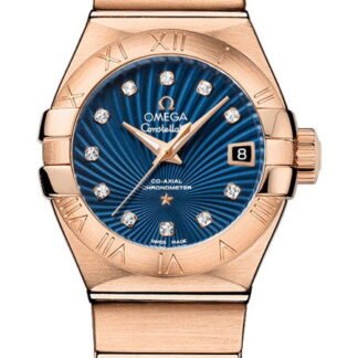 Omega Constellationco-Axial Chronometer 27 Mm Blue