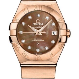 Omega Constellationco-Axial Chronometer 27 Mm Brown