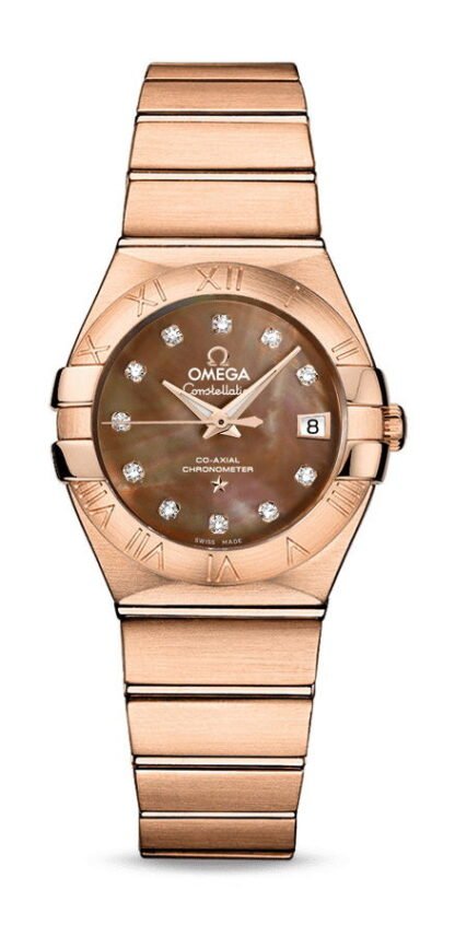Omega Constellationco-Axial Chronometer 27 Mm Brown