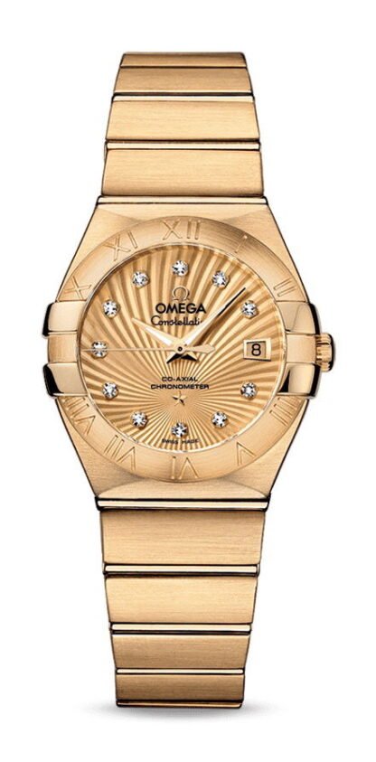 Omega Constellationco-Axial Chronometer 27 Mm Gold