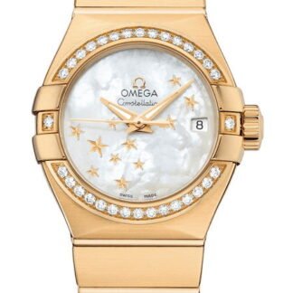 Omega Constellationco-Axial Chronometer 27 Mm White