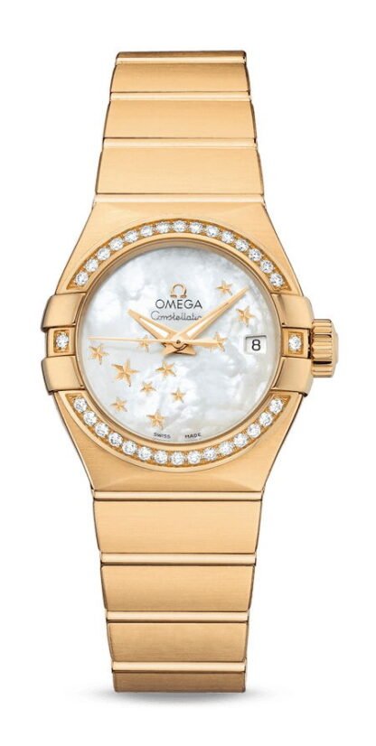 Omega Constellationco-Axial Chronometer 27 Mm White