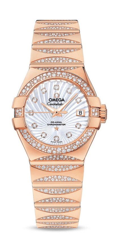 Omega Constellationco-Axial Chronometer 27 Mm White
