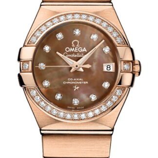 Omega Constellationco-Axial Chronometer 27 Mm Brown