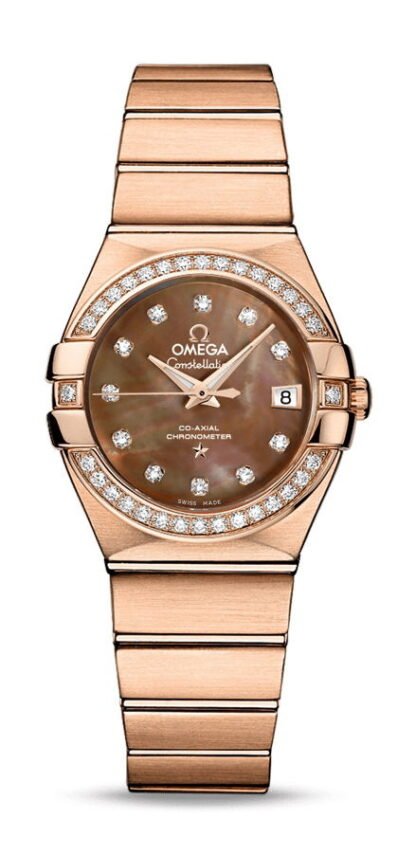 Omega Constellationco-Axial Chronometer 27 Mm Brown