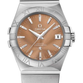 Omega Constellationco-Axial Chronometer 35 Mm Brown