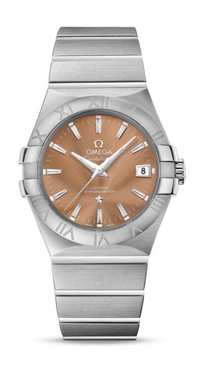 Omega Constellationco-Axial Chronometer 35 Mm Brown