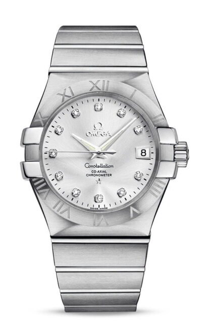 Omega Constellationco-Axial Chronometer 35 Mm Silver