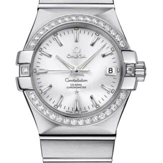 Omega Constellationco-Axial Chronometer 35 Mm Silver