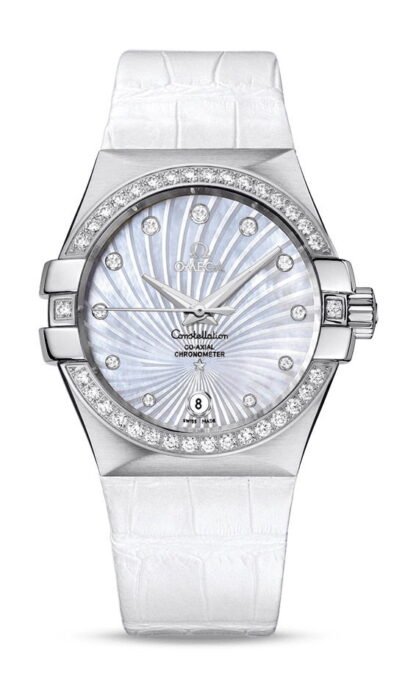 Omega Constellationco-Axial Chronometer 35 Mm White