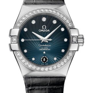 Omega Constellationco-Axial Chronometer 35 Mm Blue
