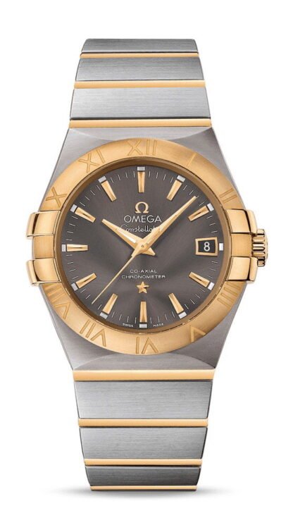 Omega Constellationco-Axial Chronometer 35 Mm Gray