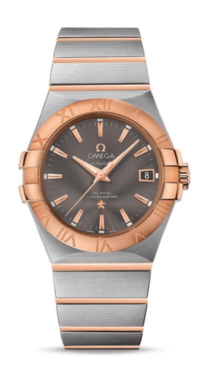 Omega Constellationco-Axial Chronometer 35 Mm Gray