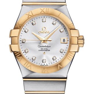 Omega Constellationco-Axial Chronometer 35 Mm Silver