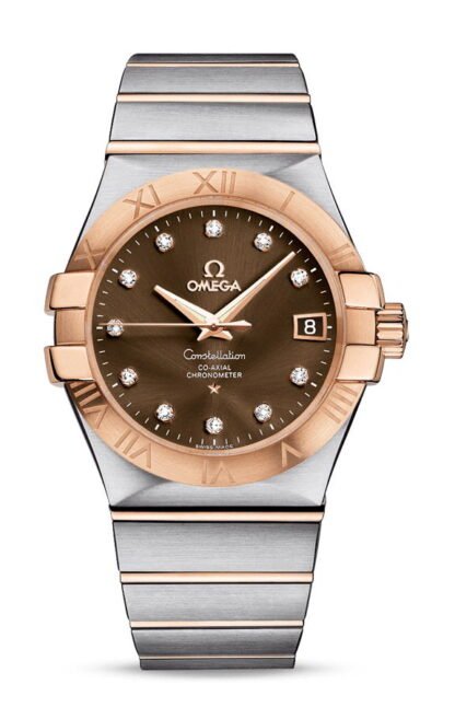 Omega Constellationco-Axial Chronometer 35 Mm Brown