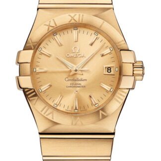 Omega Constellationco-Axial Chronometer 35 Mm Gold