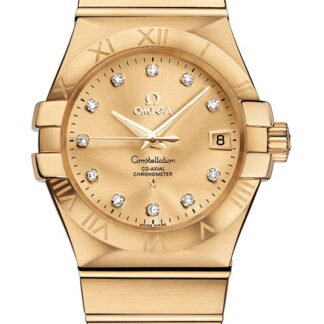 Omega Constellationco-Axial Chronometer 35 Mm Gold