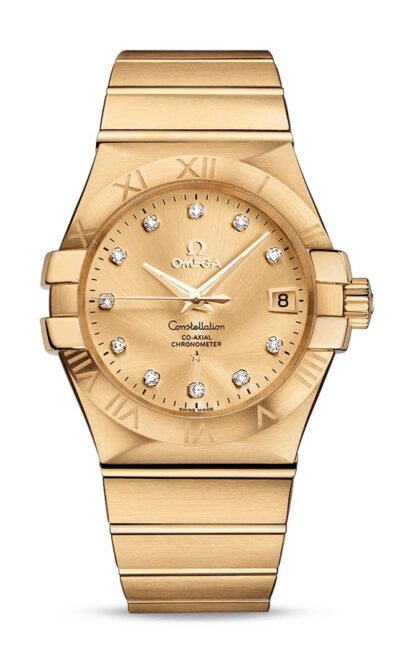 Omega Constellationco-Axial Chronometer 35 Mm Gold