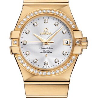 Omega Constellationco-Axial Chronometer 35 Mm Silver