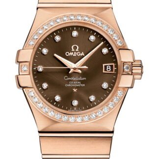 Omega Constellationco-Axial Chronometer 35 Mm Brown