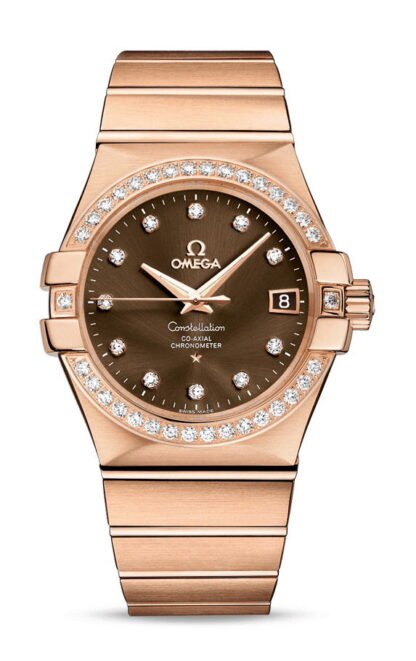 Omega Constellationco-Axial Chronometer 35 Mm Brown