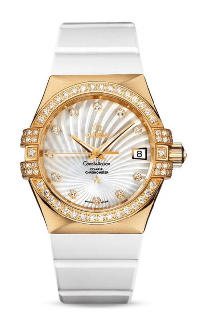 Omega Constellationco-Axial Chronometer 35 Mm White