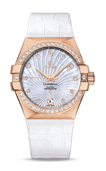 Omega Constellationco-Axial Chronometer 35 Mm White