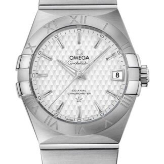 Omega Constellationco-Axial Chronometer 38 Mm Silver