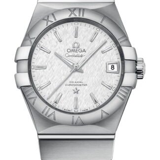 Omega Constellationco-Axial Chronometer 38 Mm Silver
