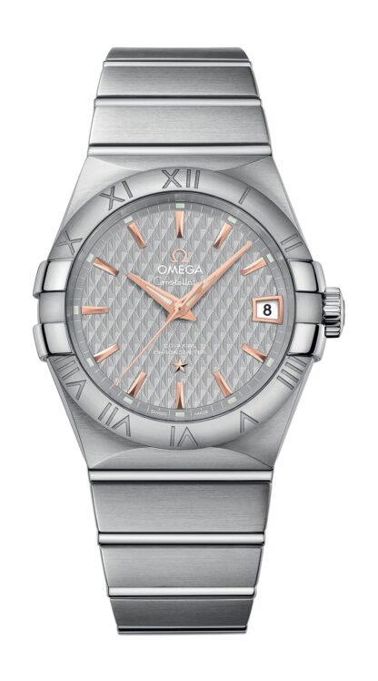 Omega Constellationco-Axial Chronometer 38 Mm Gray