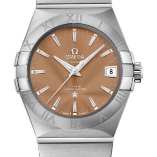 Omega Constellationco-Axial Chronometer 38 Mm Brown