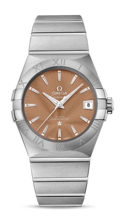 Omega Constellationco-Axial Chronometer 38 Mm Brown