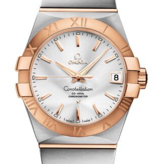 Omega Constellationco-Axial Chronometer 38 Mm Silver