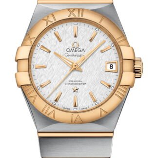 Omega Constellationco-Axial Chronometer 38 Mm Silver