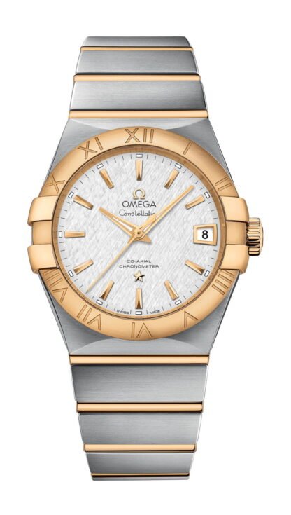 Omega Constellationco-Axial Chronometer 38 Mm Silver