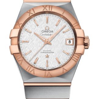 Omega Constellationco-Axial Chronometer 38 Mm Silver