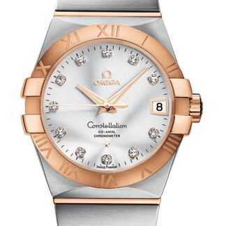 Omega Constellationco-Axial Chronometer 38 Mm Silver