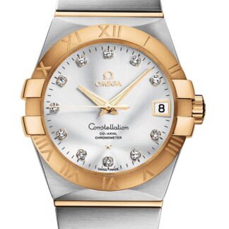 Omega Constellationco-Axial Chronometer 38 Mm Silver