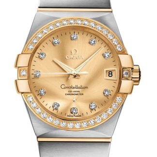 Omega Constellationco-Axial Chronometer 38 Mm Gold
