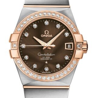 Omega Constellationco-Axial Chronometer 38 Mm Brown