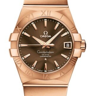 Omega Constellationco-Axial Chronometer 38 Mm Brown