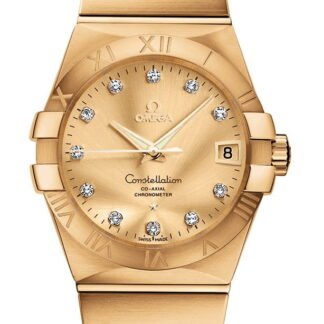 Omega Constellationco-Axial Chronometer 38 Mm Gold