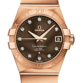 Omega Constellationco-Axial Chronometer 38 Mm Brown