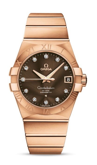 Omega Constellationco-Axial Chronometer 38 Mm Brown